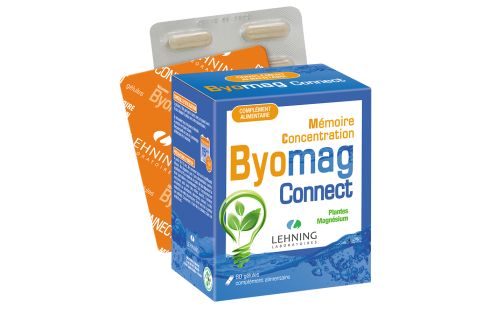 Gélules pour la Mémoire Byomag Connect Lehning