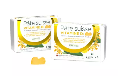 Promo DUO  Gummies Pâte suisse Vitamine D - Laboratoires Lehning
