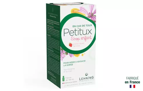 Petitux Sirop Naturel pour la Toux Enfants et Petits
