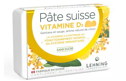 Pâte suisse Vitamine D3 Lehning