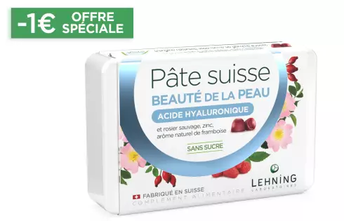 Pâte suisse Beauté de la Peau - Gummies acide hyaluronique sans sucre