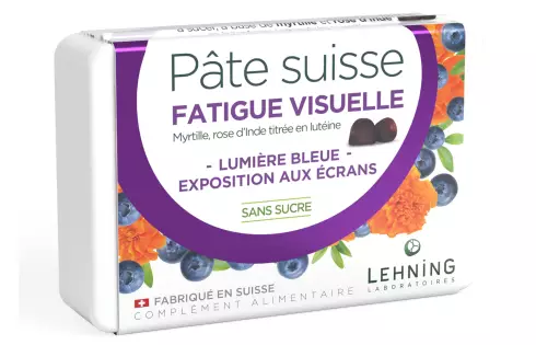 Pâte suisse Fatigue visuelle - Gummies yeux - Laboratoires Lehning