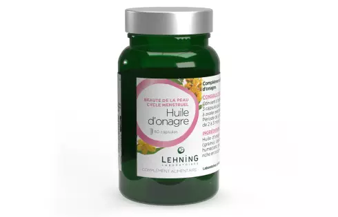 Huile d'onagre en capsules - Laboratoires Lehning