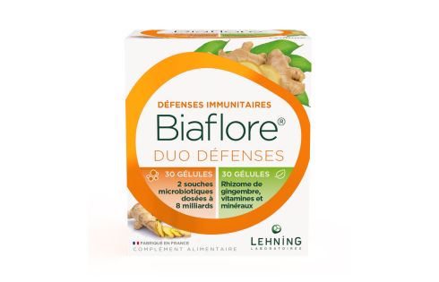 Probiotique Biaflore DUO Défenses Lehning