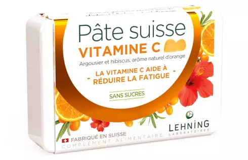 Pâte suisse Vitamine C Lehning - Gummies sans sucres