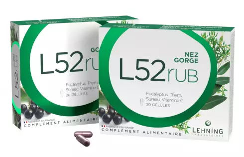 Laboratoires Lehning - Promo L52RUB Complément Alimentaire Nez et Maux de Gorge