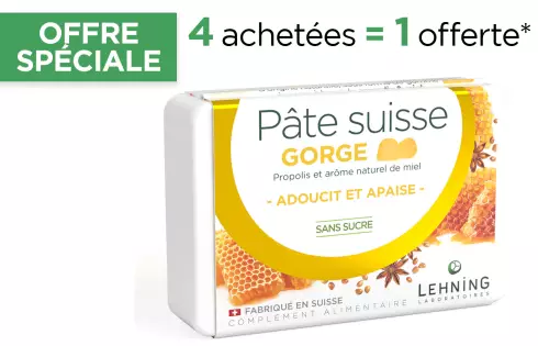 Pâte suisse Gorge - Gummies - Laboratoires Lehning