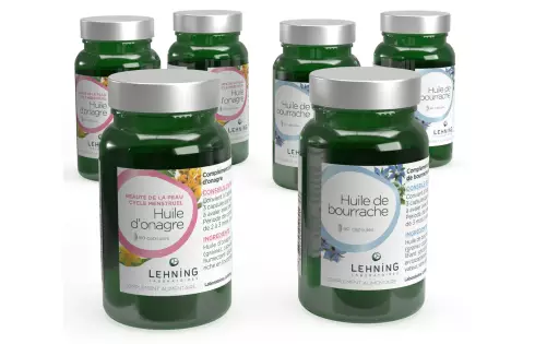 Pack Beauté de la Peau - Huile d'onagre et bourrache - Laboratoires Lehning