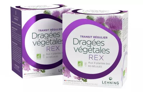 Promo 2 Dragées Végétales Rex - Laboratoires Lehning