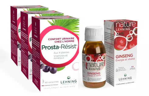 Pack Homme Prosta-Résist et Nature Lehning Ginseng Panax