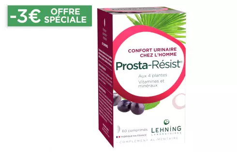 Complément alimentaire pour la prostate Prosta-Résist de Lehning