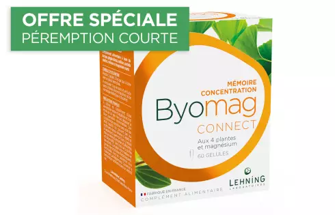 Gélules pour la Mémoire Byomag Connect Lehning
