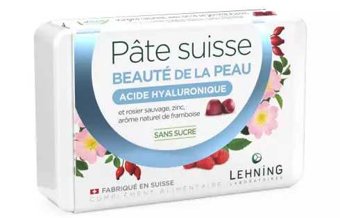 Pâte suisse Beauté de la Peau - Gummies acide hyaluronique sans sucre