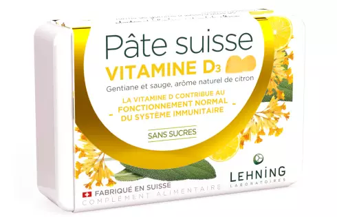 Pâte suisse Vitamine D3 Lehning - Gummies Vitamine D