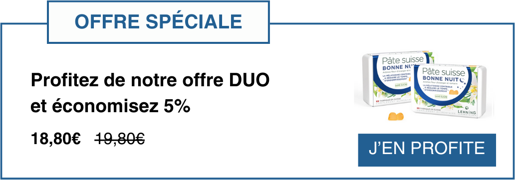 Promo 2 pâte suisse Bonne nuit